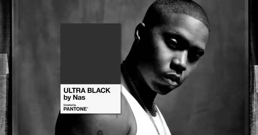 多功能黑  Pantone 与Nas合作推出以  说唱歌手最后一张专辑King's Disease中  同名曲目命名的多功能  ULTRA BLACK 色调.png